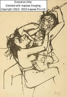 (Karlsruhe 1878-1955 Berlin) Ohne Titel by Karl Hofer, 1923