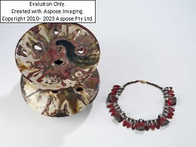 Arno Lehmann (Berlin 1905-1973 Salzburg), Objekt, 1964 sowie eine Halskette, Arno Lehmann zugeschrieben - Arno Lehmann