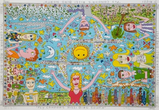 James Rizzi | Fly Condor‘s Rizzi Bird | MutualArt