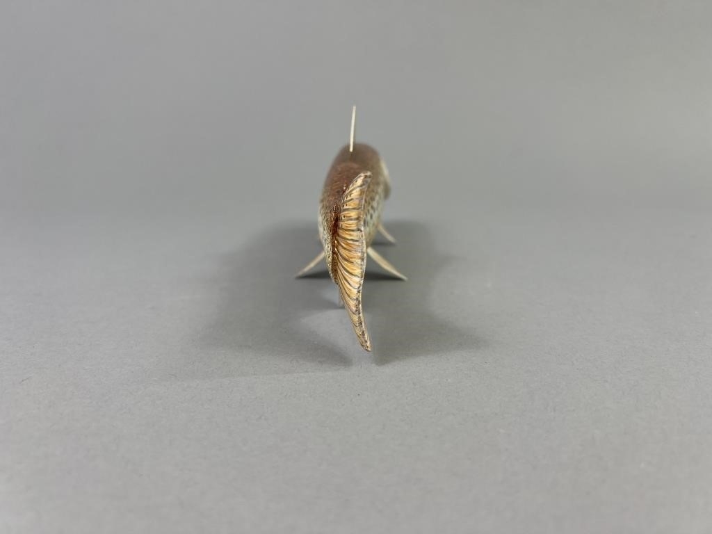 Artwork by Cliff Hitchcock, Midland, Made of glass eyes, strong original paint, metal