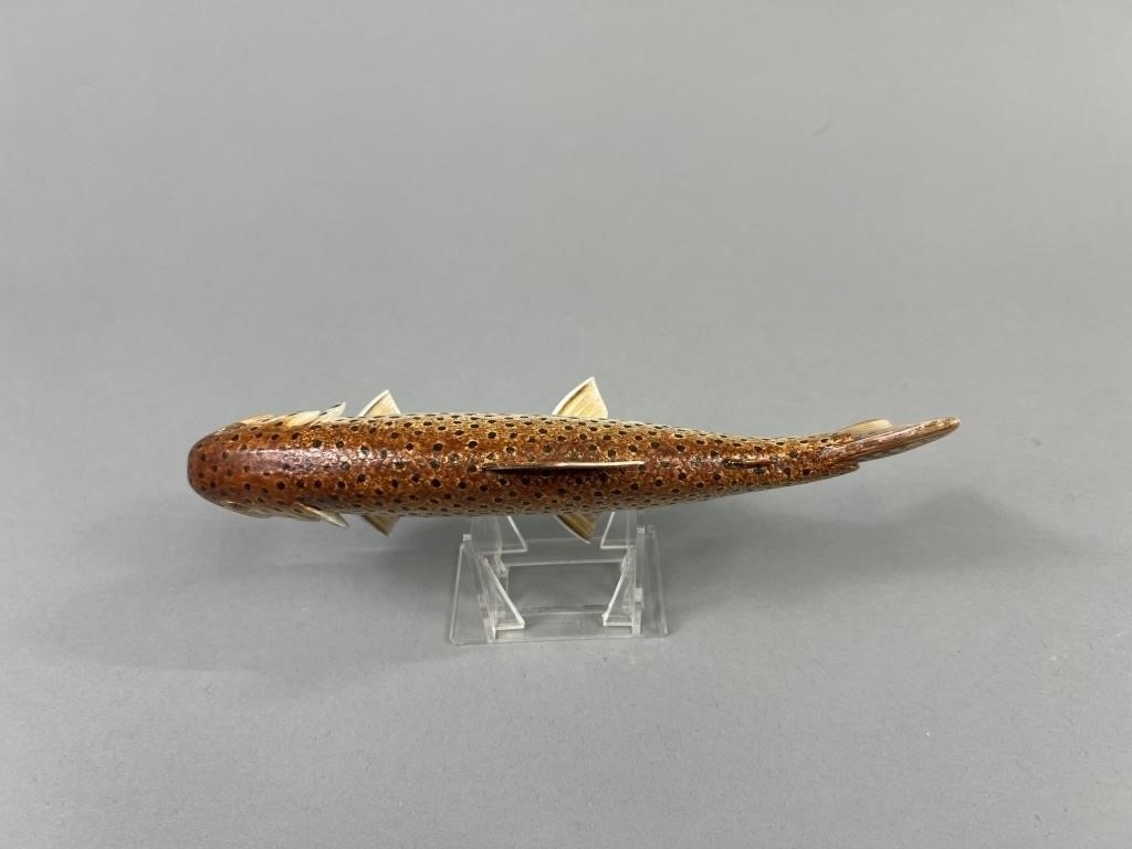 Artwork by Cliff Hitchcock, Midland, Made of glass eyes, strong original paint, metal