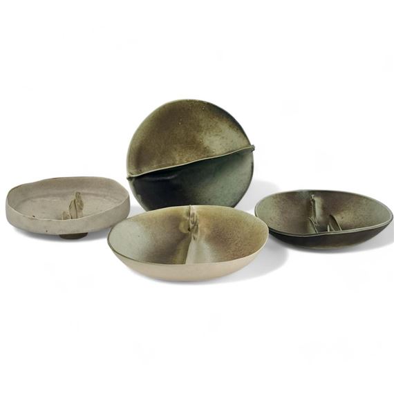 Four Jamie Fine Ceramic Bowls by Jamie Fine