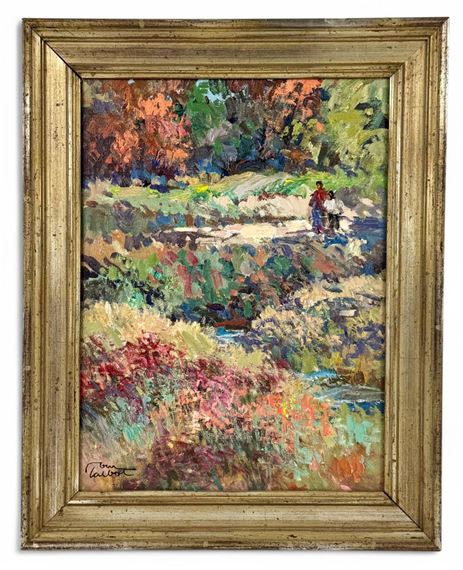 Tom Talbot Impressionist Landscape by Tom Talbot