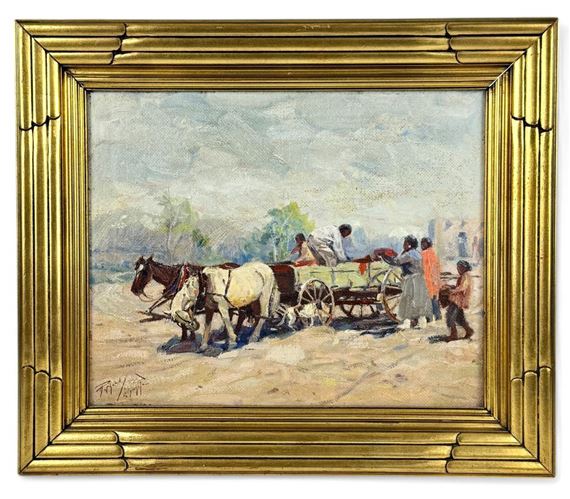 Taos Painting by Raphael Lillywhite by Raphael Lillywhite