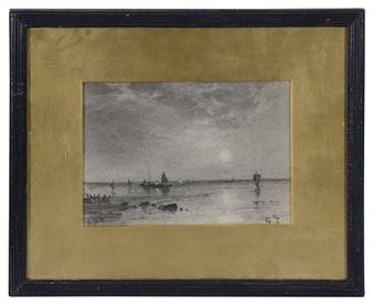 A Bustling Port - George Sheffield