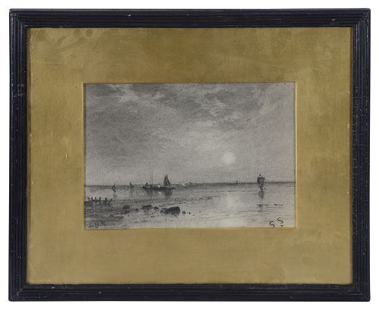 A Bustling Port by George Sheffield