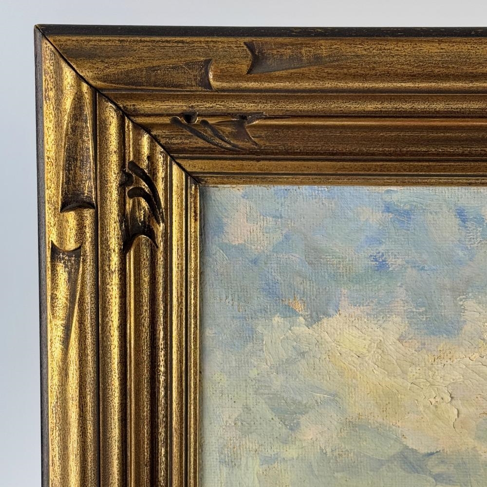 Artwork by Raphael Lillywhite, "Unexpected Visitors" by Raphael Lillywhite, Made of Oil on canvas board