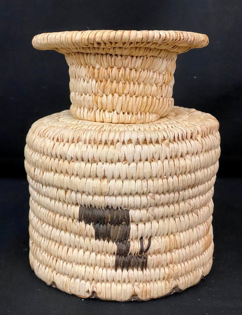Tohono O'Odham | Three Vintage Tohono O'odham Baskets | MutualArt