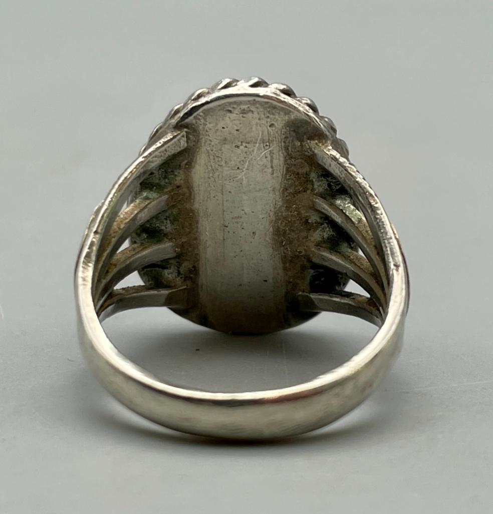 Wonder | Wonder Turquoise Ring By Ike And Katherine Wilson (1920s ...