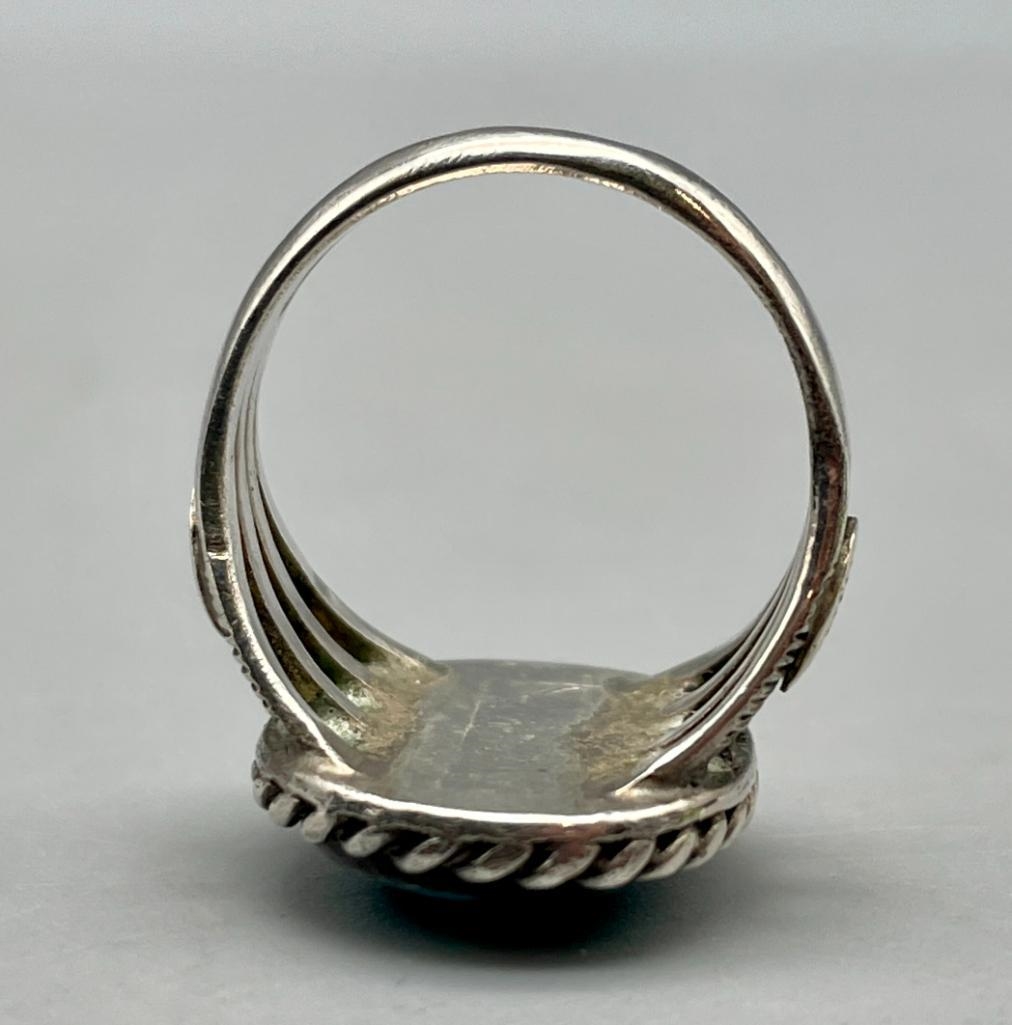 Wonder | Wonder Turquoise Ring By Ike And Katherine Wilson (1920s ...