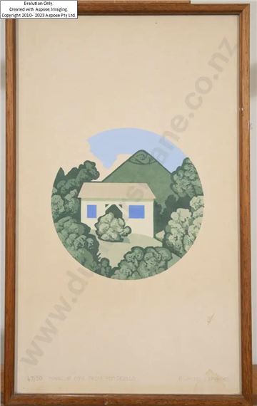 Harbour Cone From Portobello by Robin White, dated Jan '73