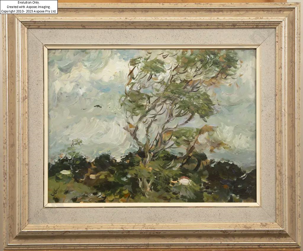 Artwork by Michael Lubomudrov, Autumn's Wind, Made of oil on board