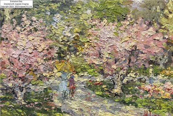 Tulip Day in Wellington Botanical Garden by Michael Lubomudrov, dated 1999