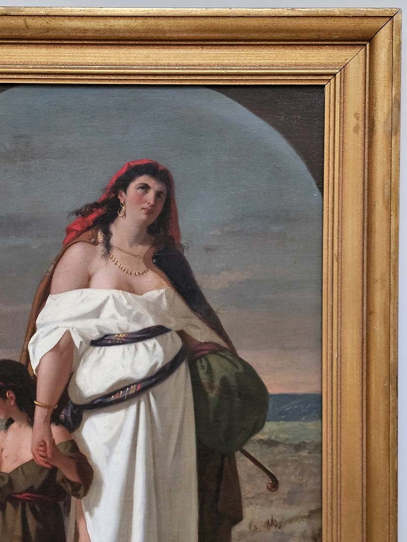 Enrico Fanfani | Italian Enrico Alessandro Fanfani (1824-1885) 'Hagar ...
