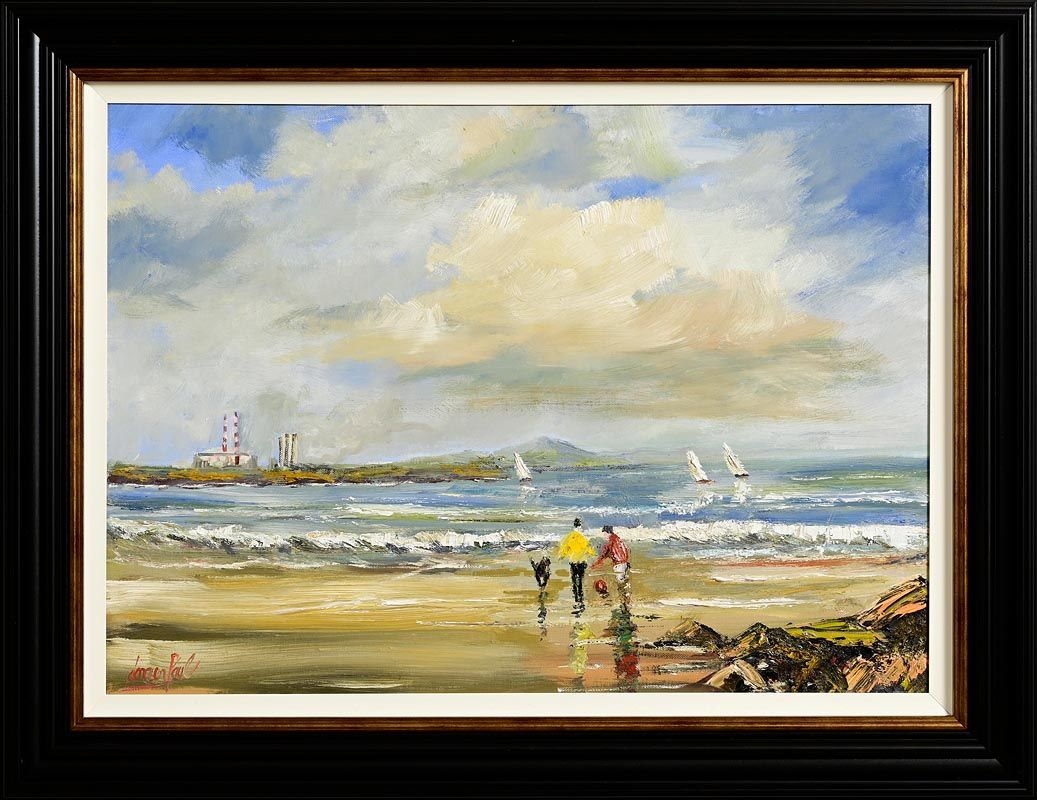 Artwork by Darren Paul, Sandymount Strand, Dublin, Made of Oil on canvas