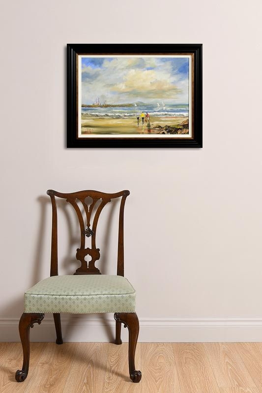 Artwork by Darren Paul, Sandymount Strand, Dublin, Made of Oil on canvas