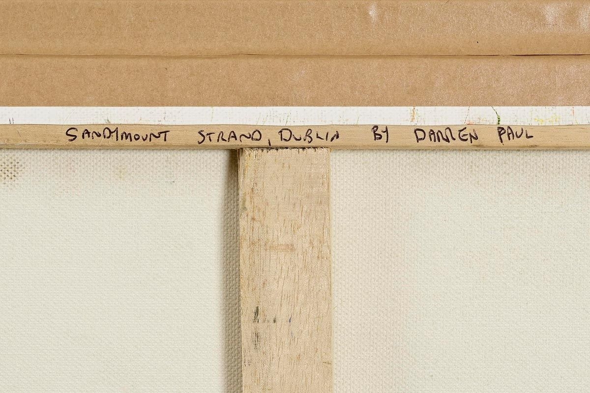 Artwork by Darren Paul, Sandymount Strand, Dublin, Made of Oil on canvas