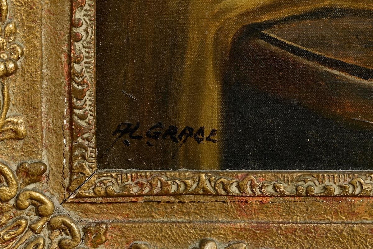 Artwork by A.L. Grace, Still Life - Vase of Flowers, Made of Oil on canvas