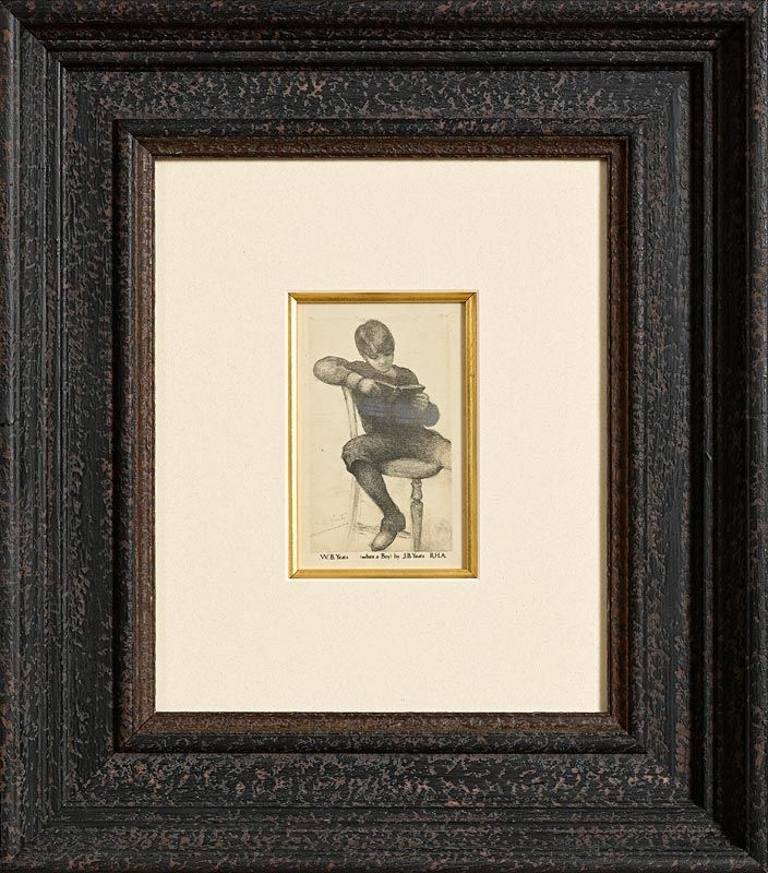 John Butler Yeats | Portrait of William Butler Yeats as a Boy | MutualArt