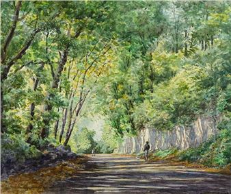 The Lee Road at the End of September - Marshall Hutson