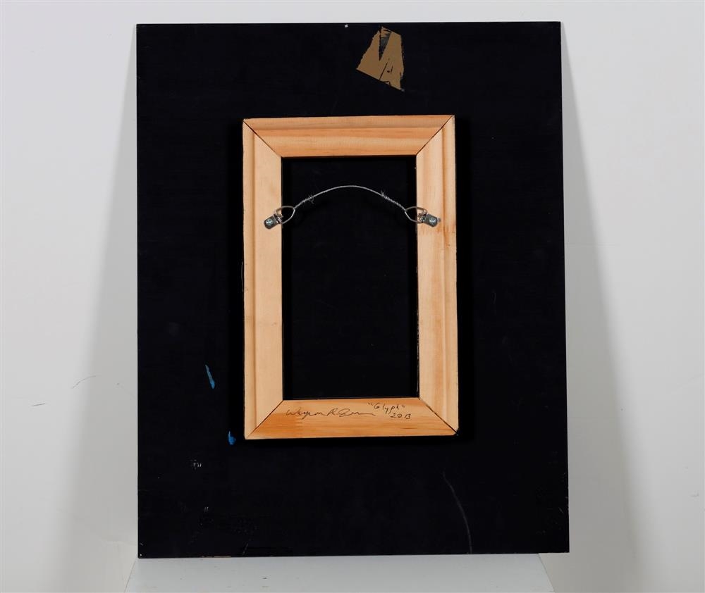 Artwork by Wayson Jones, Glyph, 2013, Made of charcoal