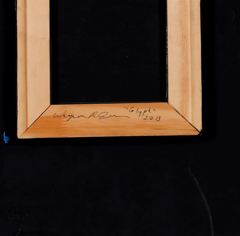 Artwork by Wayson Jones, Glyph, 2013, Made of charcoal