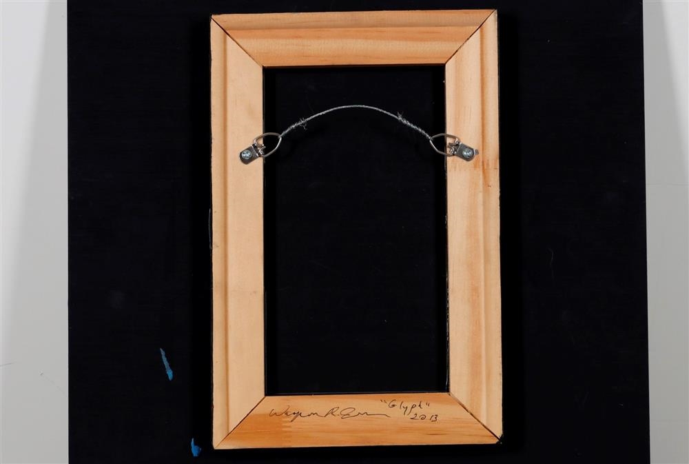 Artwork by Wayson Jones, Glyph, 2013, Made of charcoal