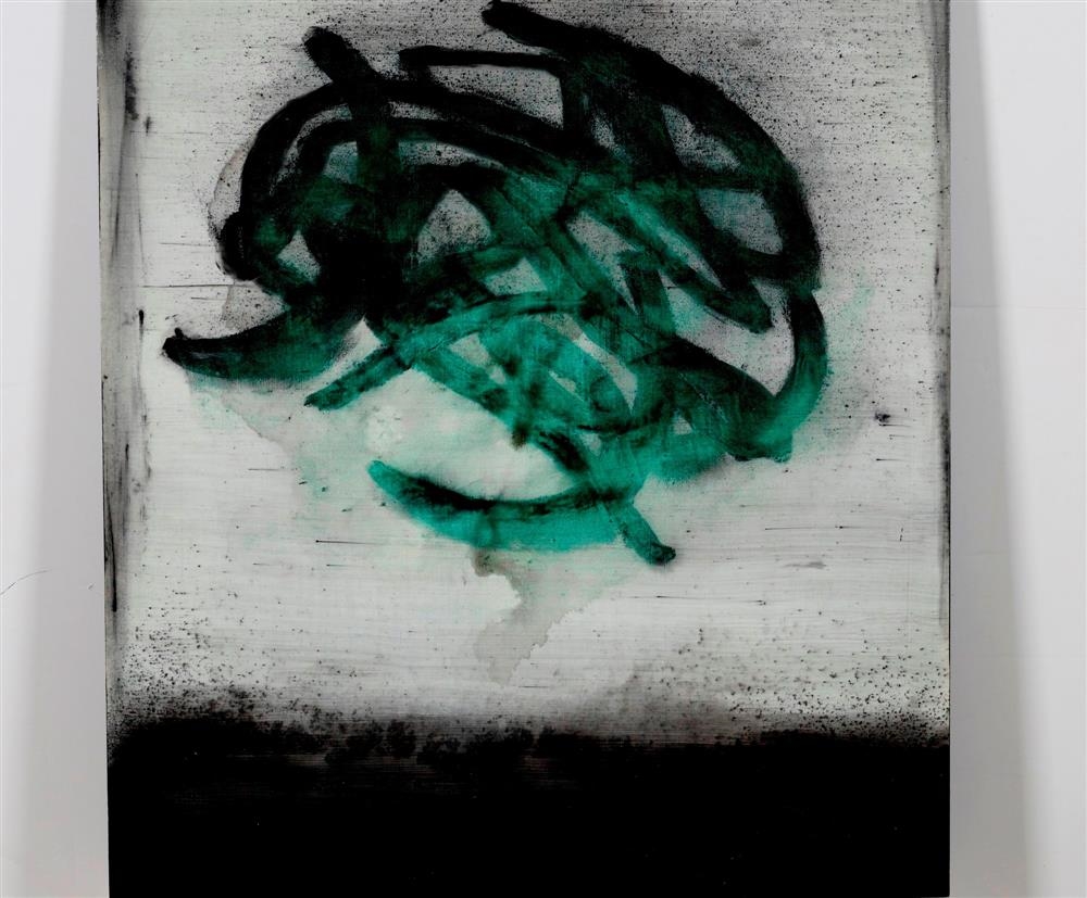 Artwork by Wayson Jones, Glyph, 2013, Made of charcoal