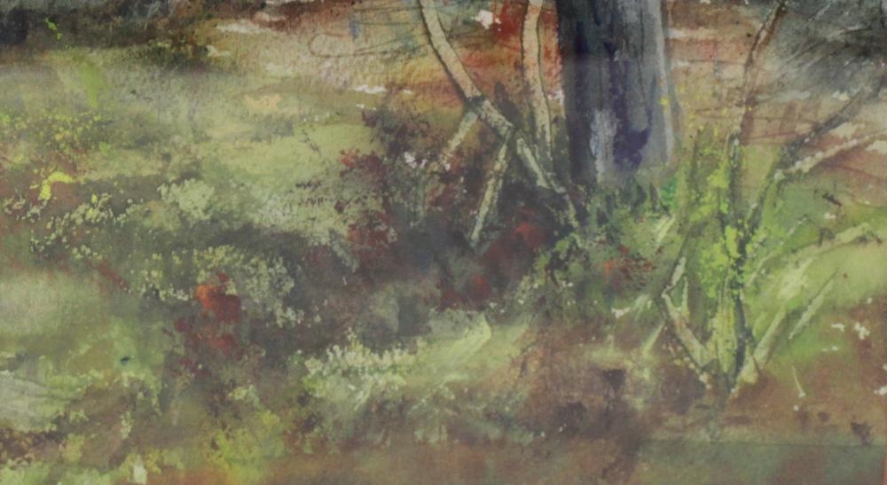 Artwork by Sears Gallagher, The Good Neighbor, Made of watercolor