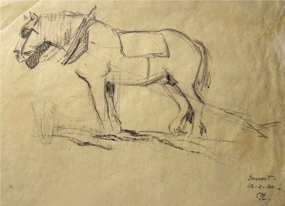 Horse and carriage - Lot - Pierre Lemarchand