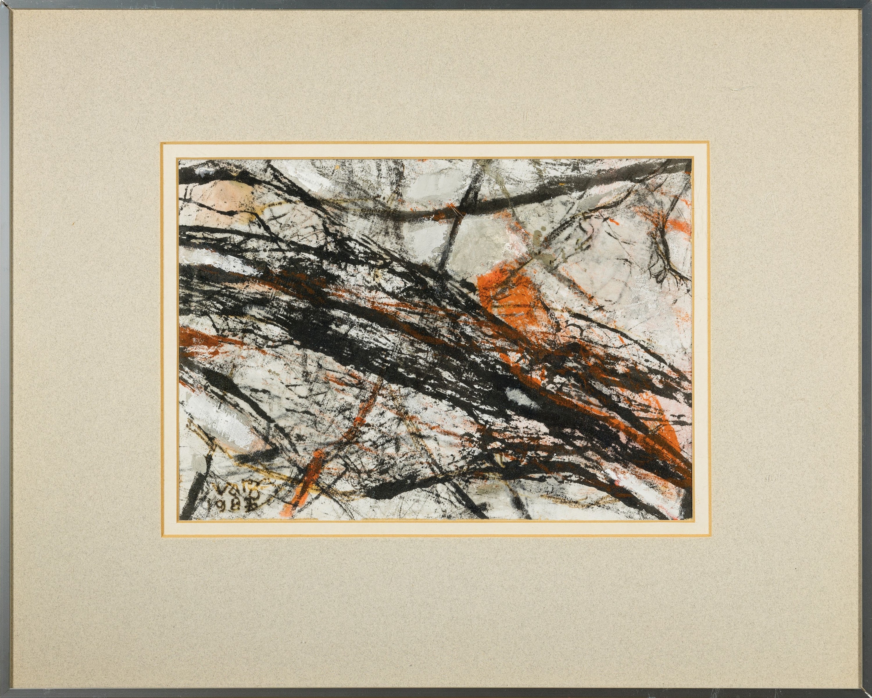 Artwork by Ferenc Varga, Untitled, Made of mixed media on fabric