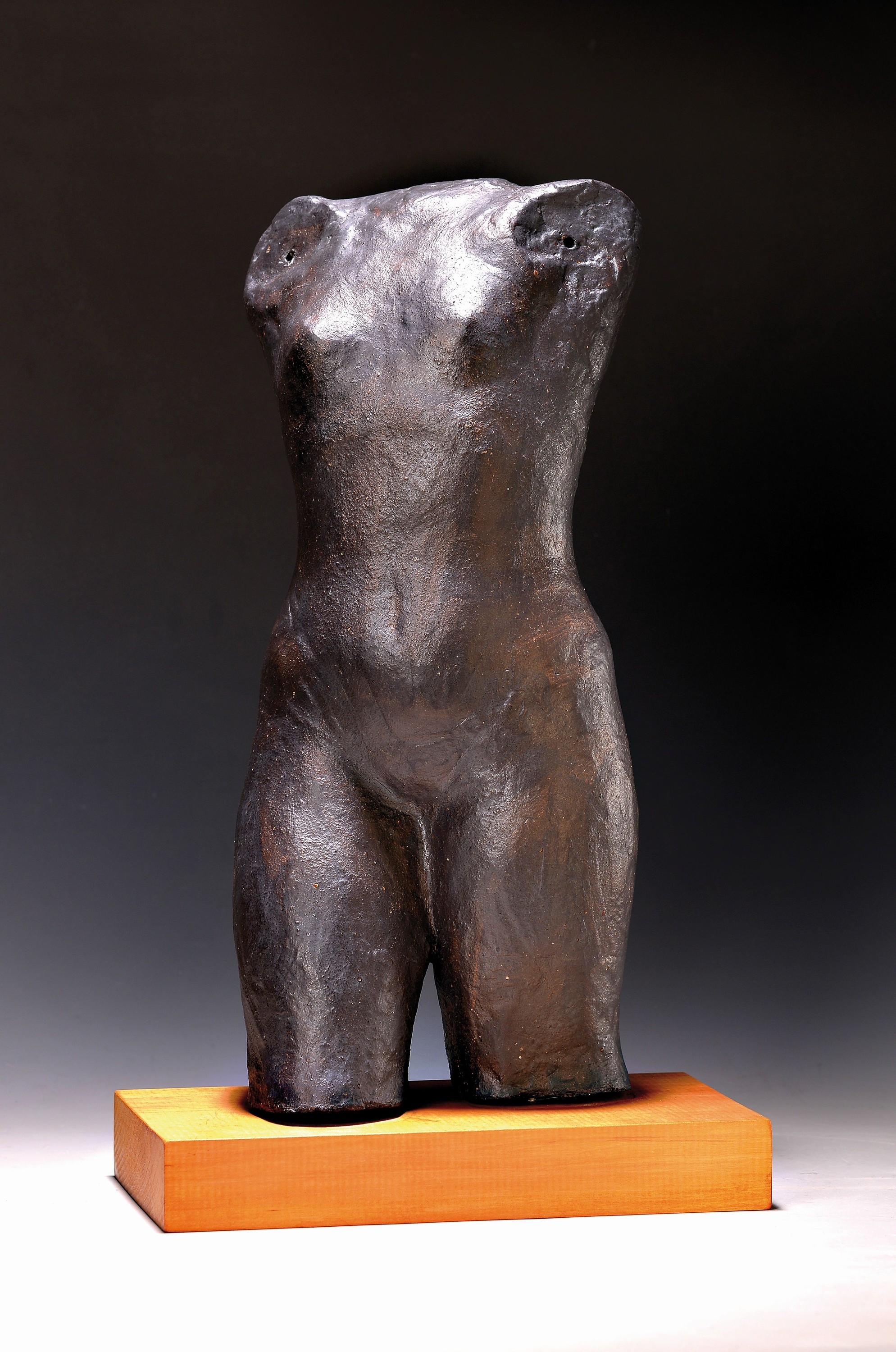 Artwork by Hart, Torso poupée, Made of stoneware with black