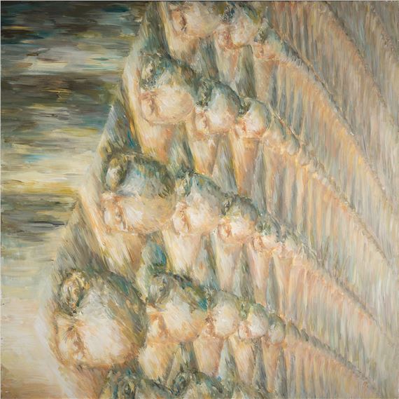 Serial Thinking and Concrete Heads by Holger Krämer, dated 1997