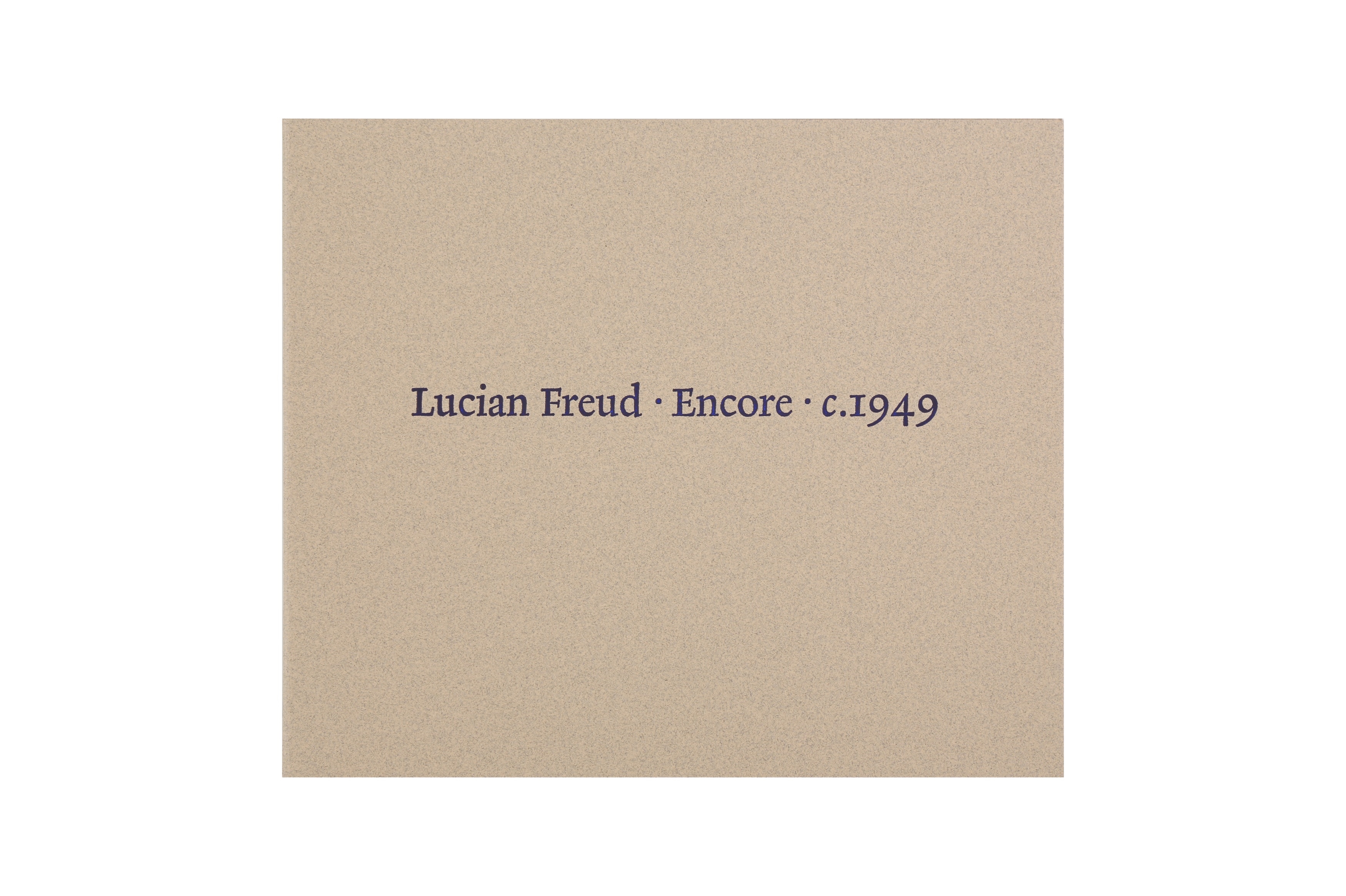 Artwork by Lucian Freud, Encore c.1949, Made of Offset lithograph mounted on card