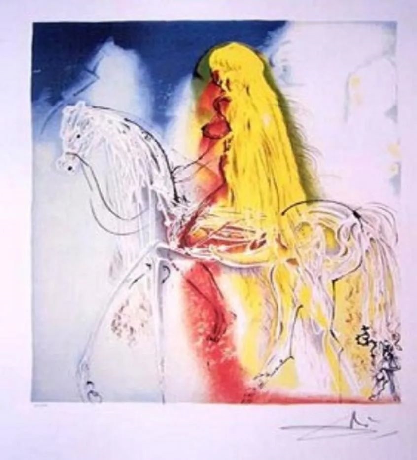 Salvador Dalí | Lady Godiva Lithograph by Salvador Dali | MutualArt