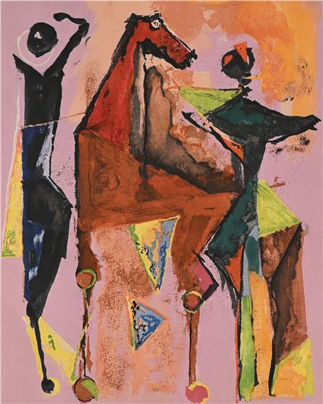Marino Marini | Cavallo e cavalieri | MutualArt