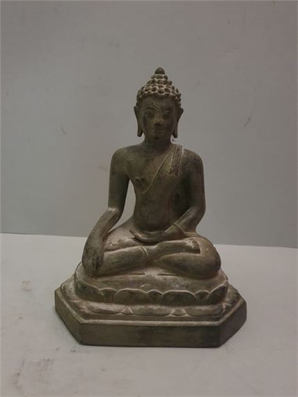 Bronze Buddha by Thai School, 19th Century, late 19th century