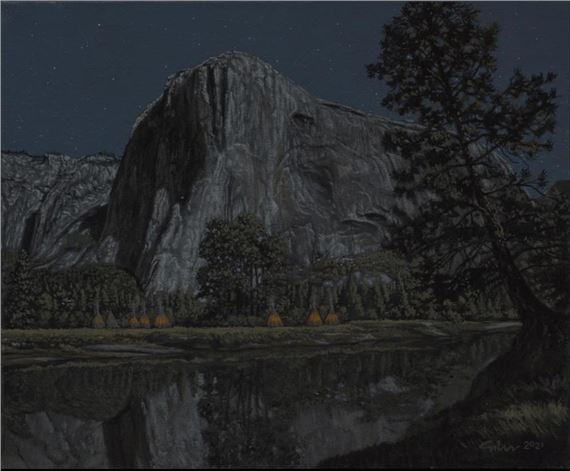Moonlight on El Capitan, 2021 - Bradley W. Giles