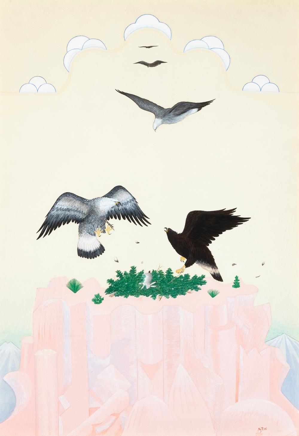 Velino Shije Herrera | Eagle Hunting | MutualArt