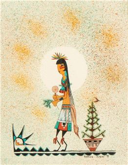 Male Corn Dancer, 1978 - Geraldine Gutierrez