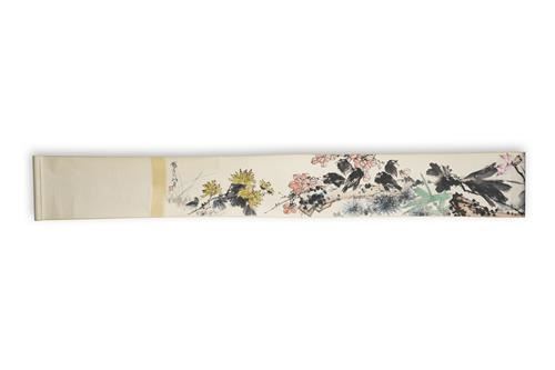 Pan Tianshou | ink and colour on paper (1912) | MutualArt