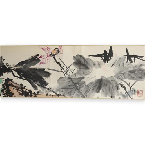 Pan Tianshou | ink and colour on paper (1912) | MutualArt