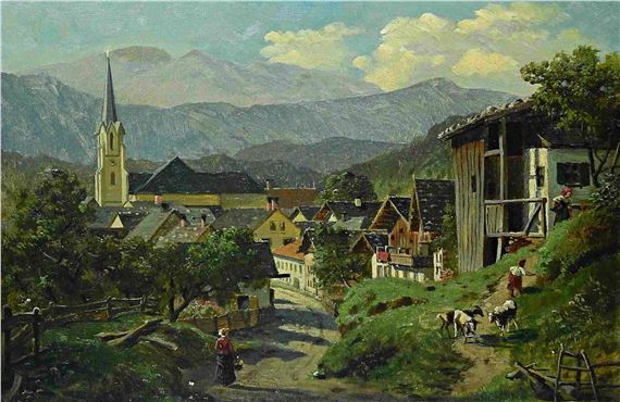 Partenkirchen by Otto von Ruppert, 1883