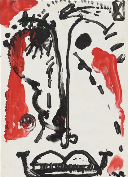 Visage, 1989 by Michel Macréau, 1989