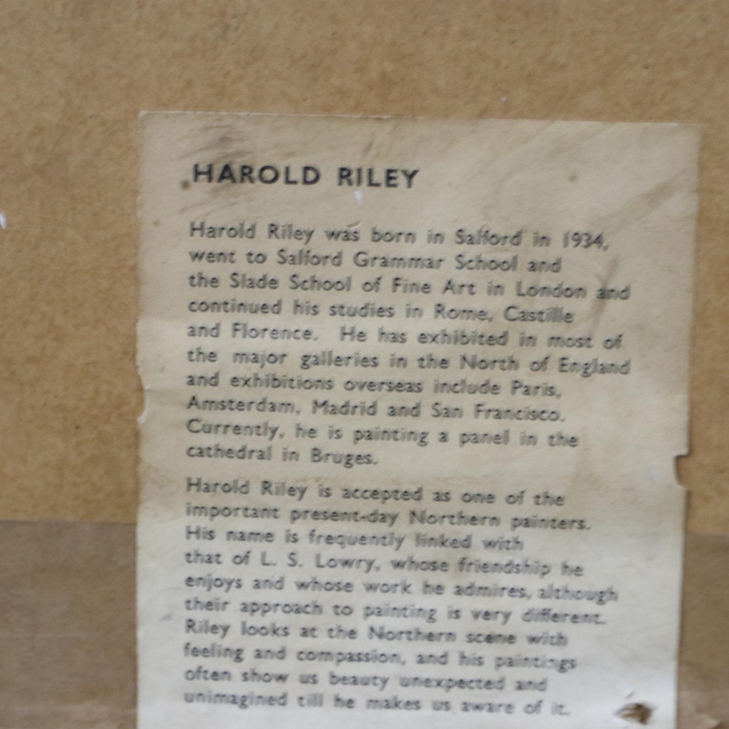 Harold Riley | Harold Riley (1934-2023): artist signed lithograph ...