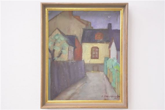 Skolgatan i Västerås by Dorothy Ruhne-Sempinski, 1947