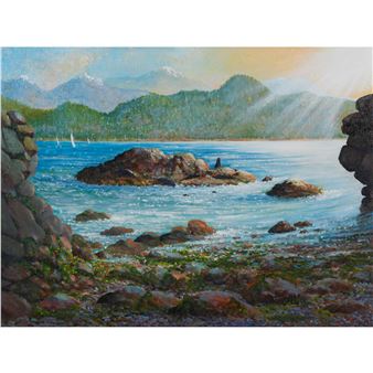 GATHERING SEALS (NECK POINT PARK, NANAIMO, B.C.), 2014 - Stephen Hynes