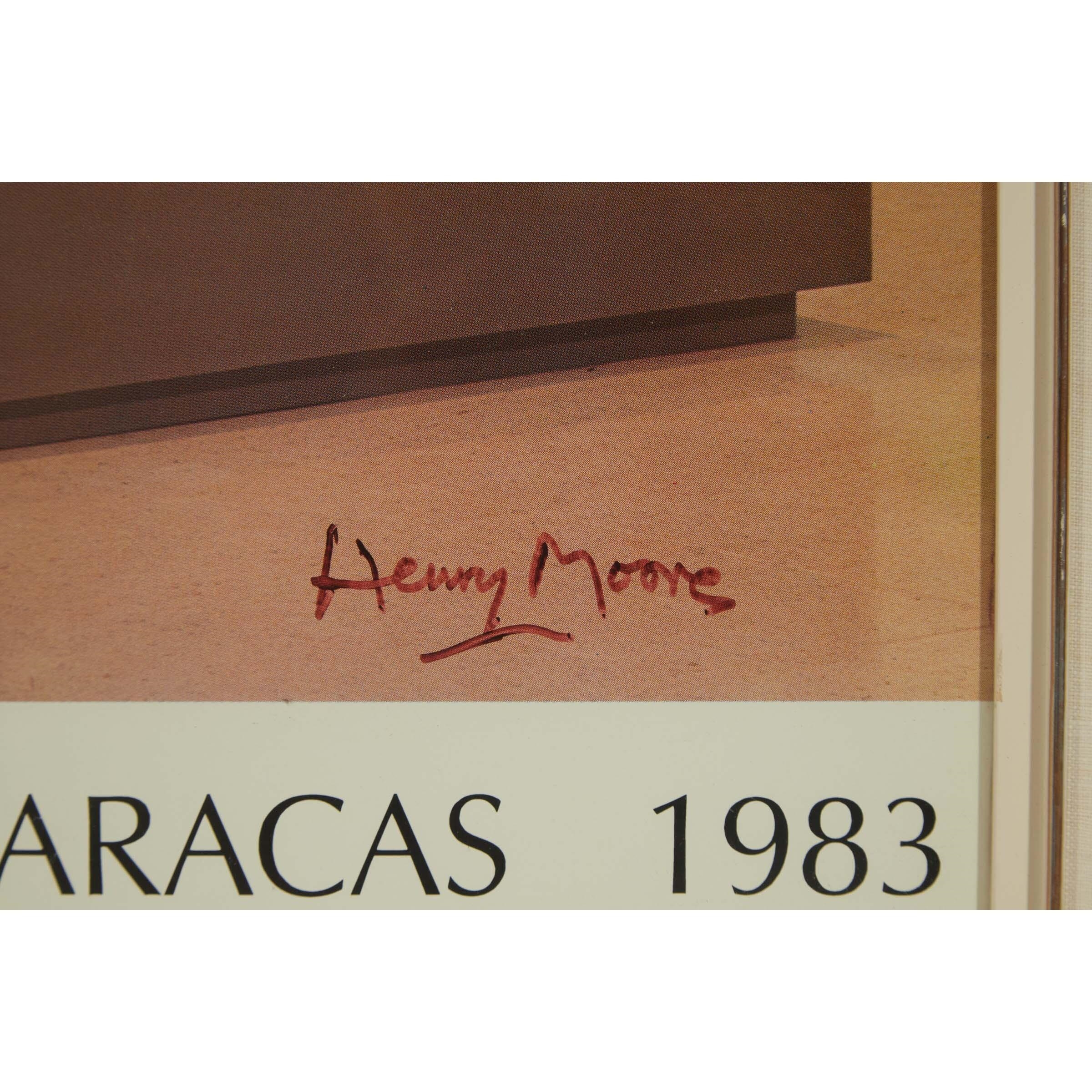 Artwork by Henry Moore, HENRY MOORE - MUSEO DE ARTE CONTEMPORANEO DE CARACAS, 1983, Made of offset lithograph on paper