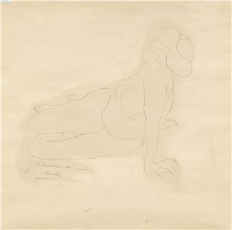 Etude de nu - Jules Léon Perrichon