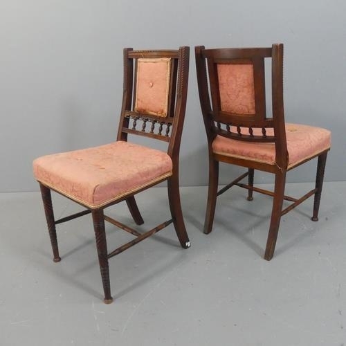 Bruce James Talbert | A set of six Victorian aesthetic mahogany dining ...